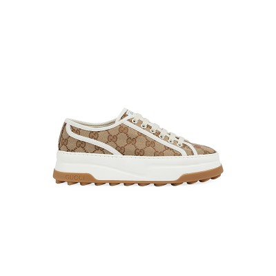 GUCCI TENNIS TRECK LOW-TOP SNEAKERS 